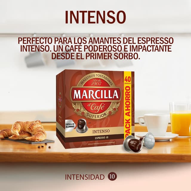 Thumbnail 3 de Marcilla Café Cápsulas Intenso para Nespresso ☕️ - 40 unidades