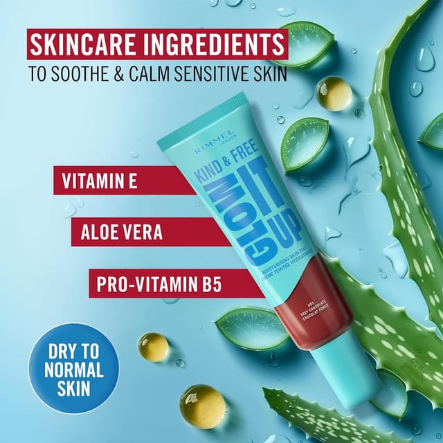 Thumbnail 2 de Rimmel Kind & Free Glow It Up Base Líquida Golden Beige 210