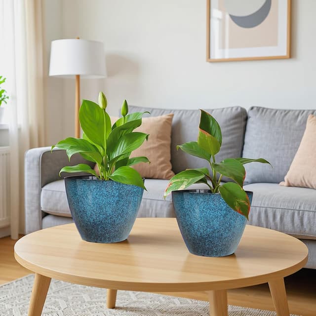 Thumbnail 4 de Vanslogreen 8" plant pots pack of 4