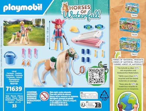 Thumbnail 6 de PLAYMOBIL 71639 Ellie con caballo y accesorios