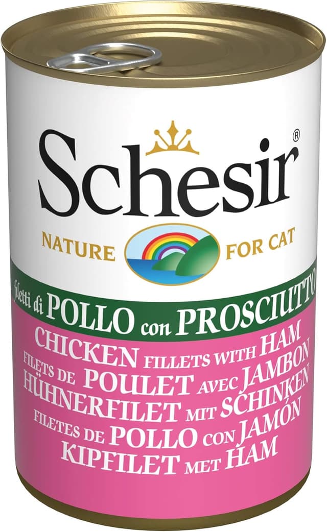 Detalle de Schesir Cibo Umido Gatti Adulti Filetti Pollo 3,36 Kg