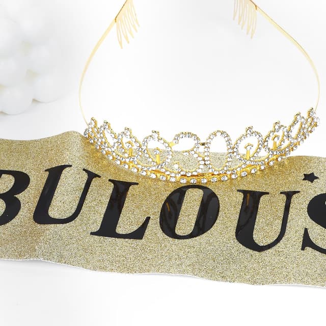 Thumbnail 6 de Oblihumoy Gold 30th Birthday Crown