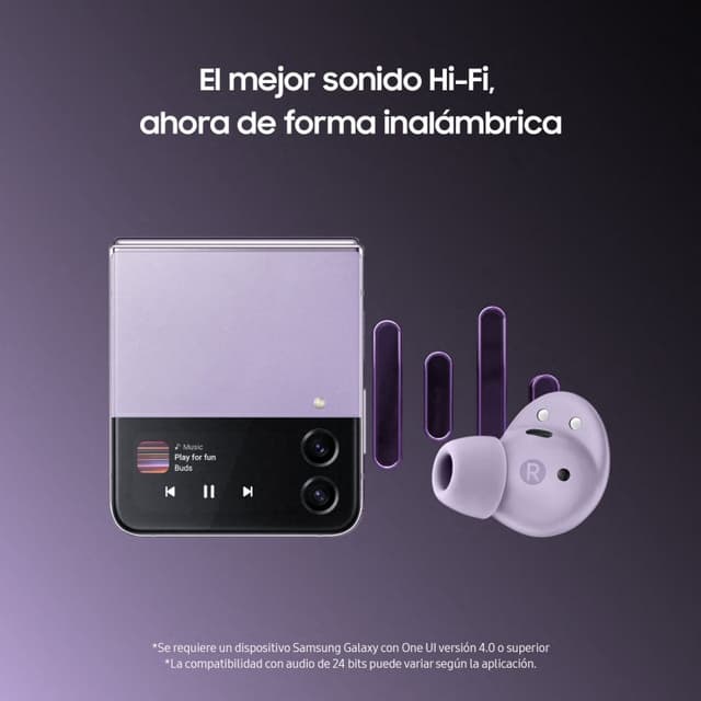 Detalle de Samsung Galaxy Buds2 Pro 24 bits