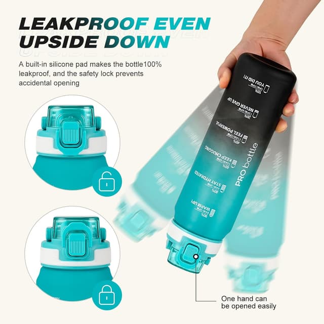 Thumbnail 3 de SEASEVEN Sports 1L water bottle with straw