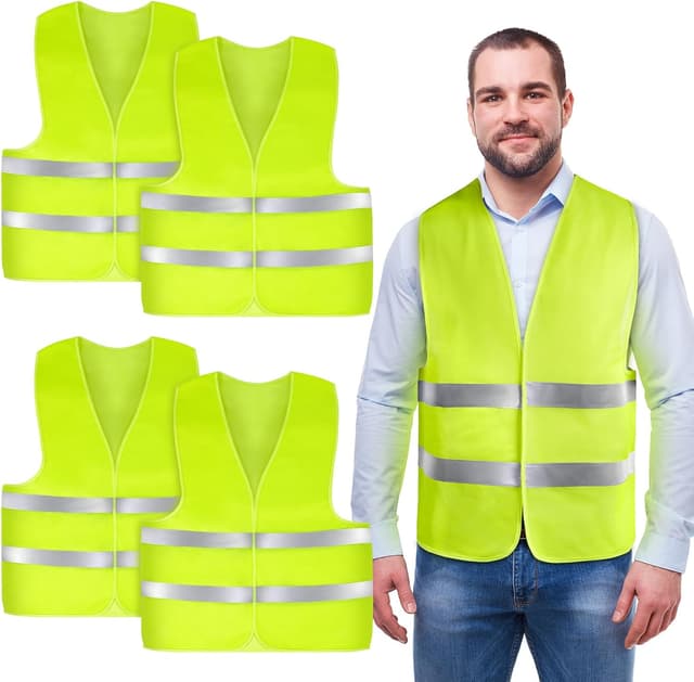 Imagen de AYBUY Warnwesten Auto Grün 360° Reflektierend en OfertitasTOP