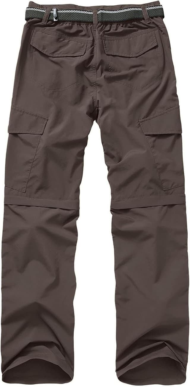 Detalle 2 de Jessie Kidden men’s hiking walking trousers – quick-dry, waterproof and zip-off cargo pants