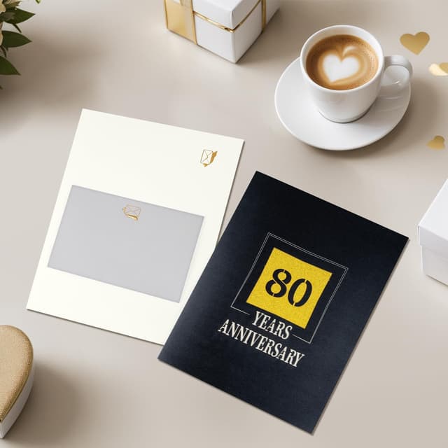 Thumbnail 5 de Magic Ants Magic Ants 3D Pop-Up Karte 80. Hochzeitstag