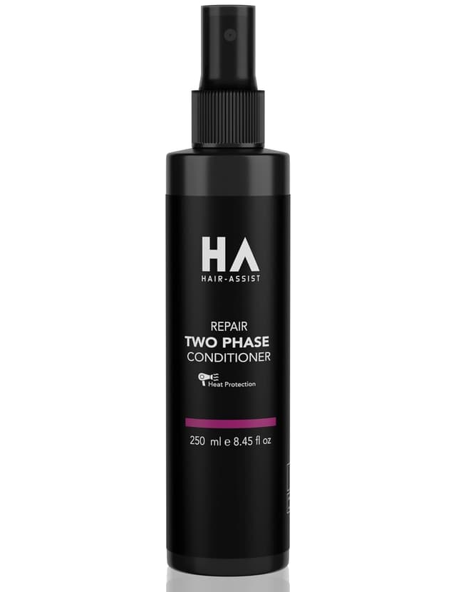 Detalle de HA Hair-Assist Hitzeschutz Leave-in Conditioner Spray für Glätteisen bis 230 °C (250 ml) mit Anti-Frizz