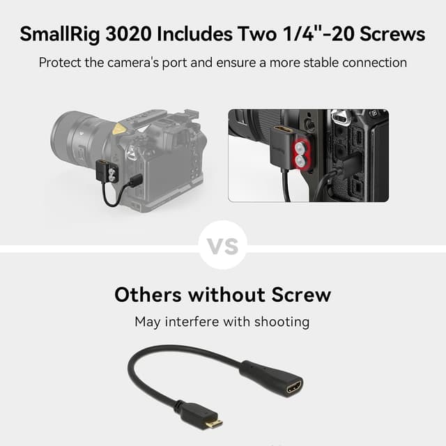 Thumbnail 2 de SMALLRIG 3020 cavo adattatore 14 cm 4K