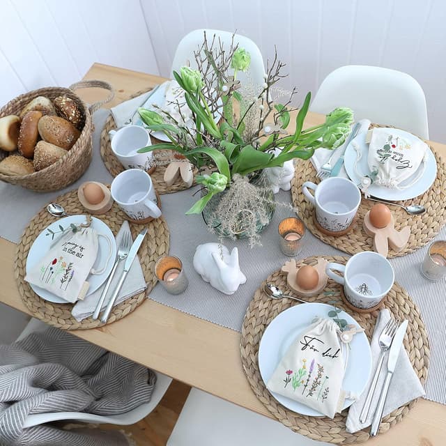 Thumbnail 6 de Papierdrachen Oster-Set Leinensäckchen 6x 13x18 cm