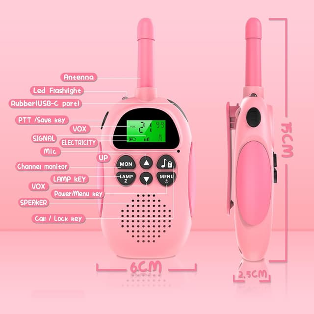 Thumbnail 5 de Uleway Walkie Talkie Bambini 900 mAh