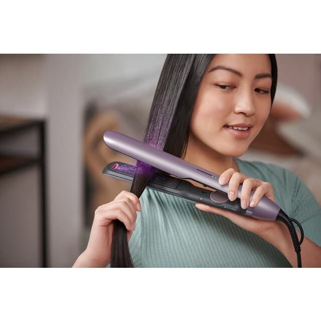 Detalle 2 de Philips Serie 5000 plancha de pelo ThermoShield 🎀