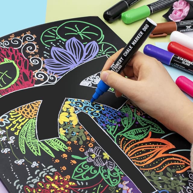 Thumbnail 5 de STATIONERY ISLAND Kreidestifte 10 Farben 🎨