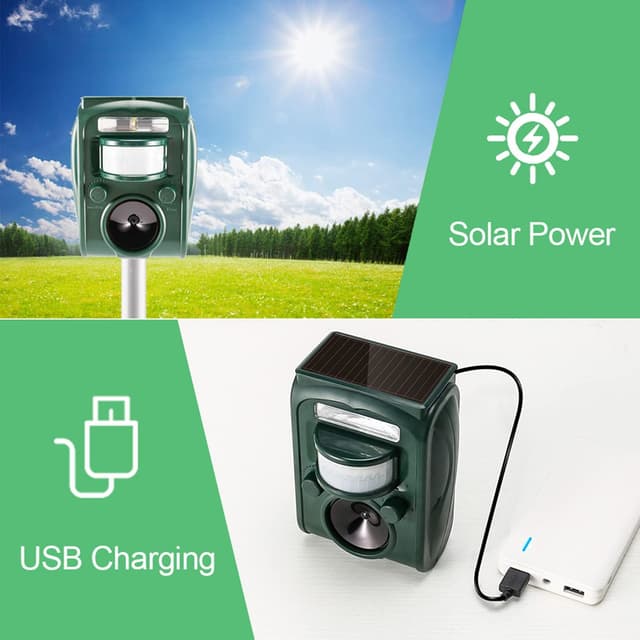 Thumbnail 5 de Livoni Cat Repellent Foxes Repellers Ultrasonic Solar