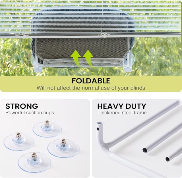 Thumbnail 5 de EDAGNY Hamac pour chat 18 kg