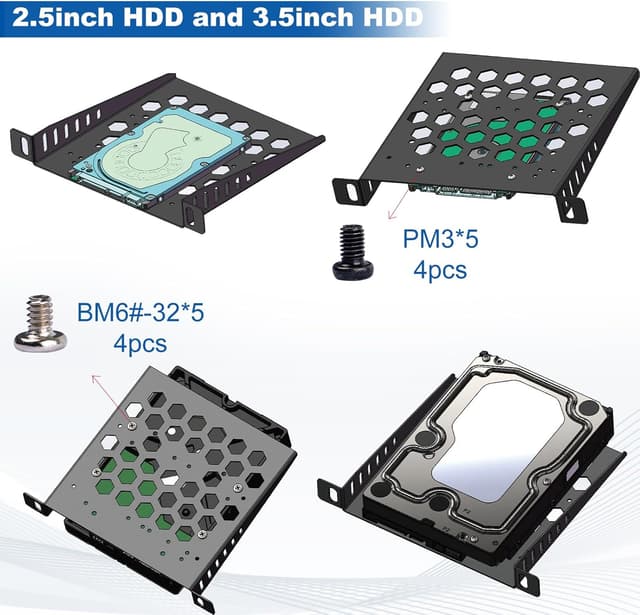 Detalle de GeeekPi DeskPi RackMate TT mini armoire serveur (3U 10 pouces) pour mini PC, réseau et setup AV