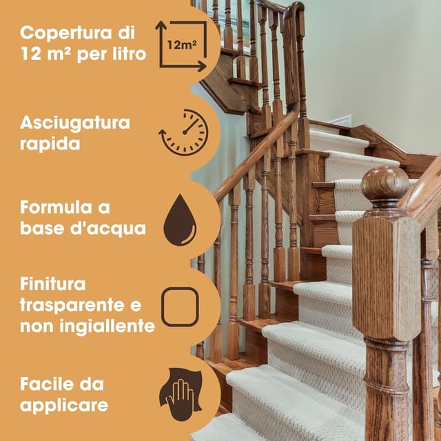 Detalle 2 de Vernice per legno extra forte 500 ml lucida