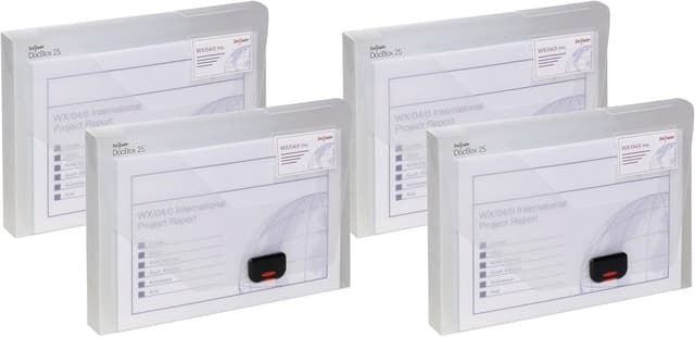 Thumbnail 5 de Snopake A4 DocBox Clear 35 mm Box File