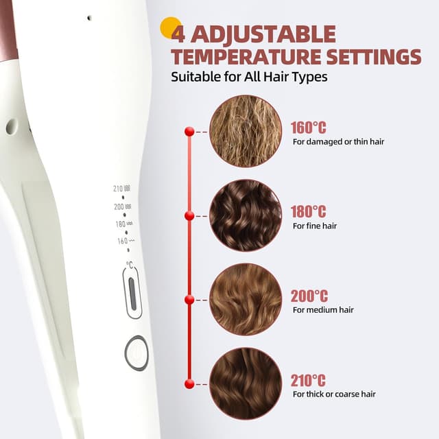 Detalle 2 de Tiwiche S-shaped curling iron 38mm