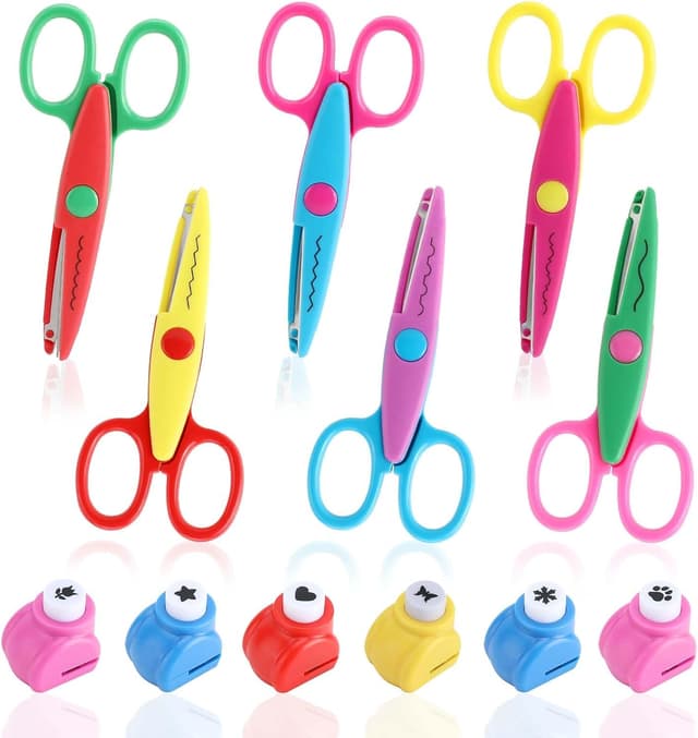 Imagen de Lot de 6 Ciseaux de Bricolage pour Enfants en OfertitasTOP