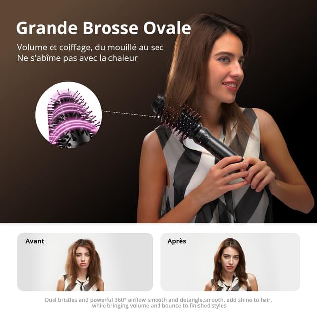 Thumbnail 6 de CrazyMar Brosse soufflante 7 en 1 110 000