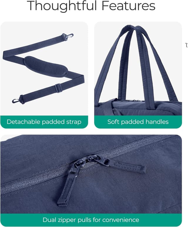 Detalle de bagsmart 31L Gym Bag with Wet Pocket