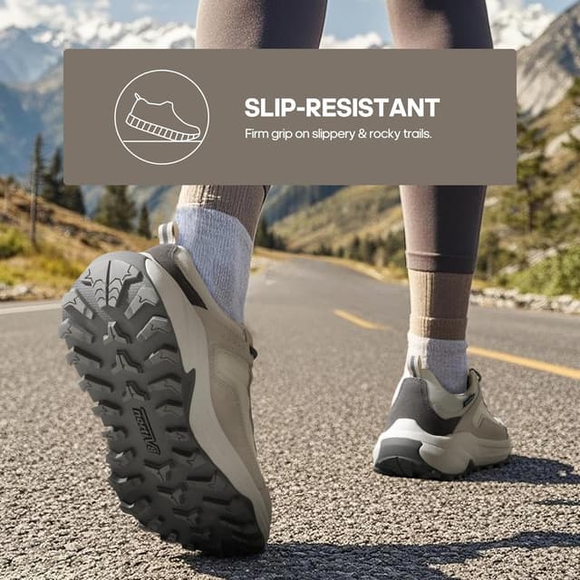 Detalle 2 de NORTIV 8 Women’s Waterproof Hiking Shoes with Arch Support (Wicklow)