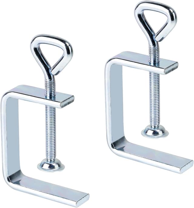 Detalle de Delsen C Zwingen Set (2 Stück) – Klein C Klemme aus verzinktem Stahl, Spannbereich bis 50 mm