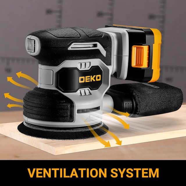 Detalle 2 de DEKOPRO 20V Cordless Random Orbital Sander