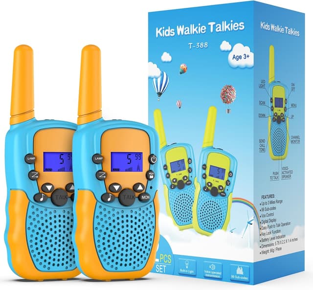 Detalle de Kearui Walkie Talkie Kinder 90 g mit 8 Kanälen
