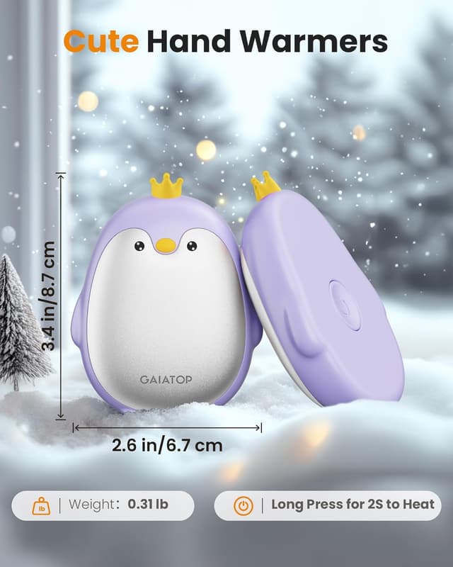 Detalle 2 de Gaiatop Calentadores de manos magnéticos 2 unidades
