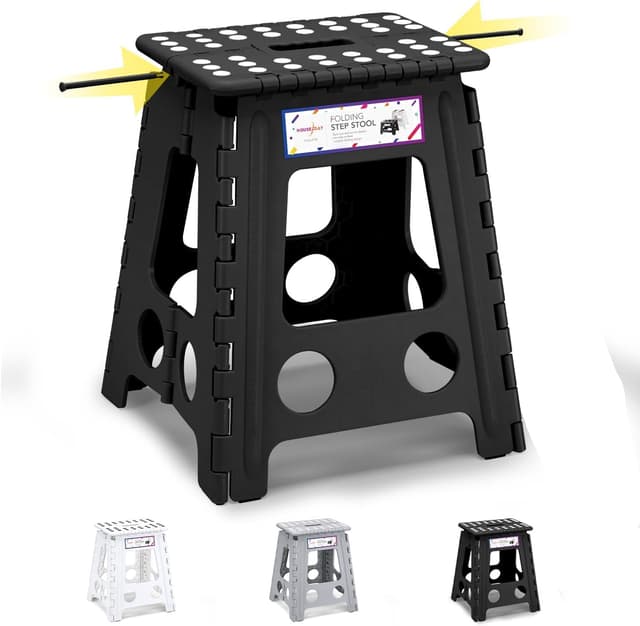 Detalle de HOUSE DAY Tritthocker klappbar 40 cm