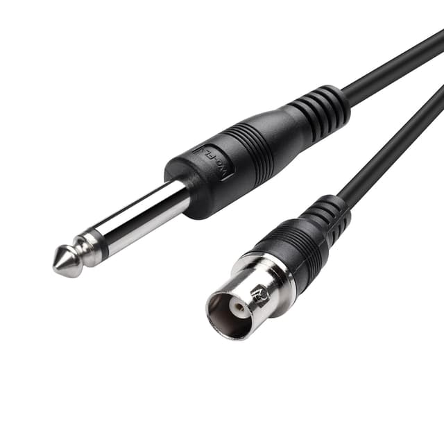 Detalle de BNC to 6.35mm audio cable, 2m TS mono