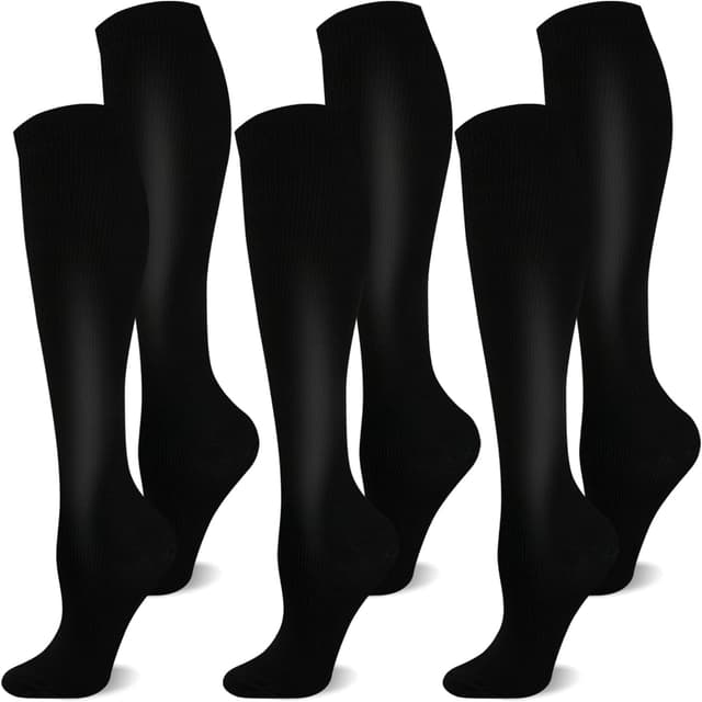 Detalle de CAMPSNAIL Kompressionsstrümpfe für Damen und Herren (Stützstrümpfe) – für Flug, Sport, Reisen & Alltag