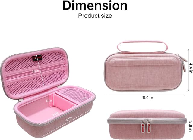 Detalle 2 de XANAD hard case for Sony cameras (a6400/a6700/a6000/a6100, ZV-E10/ZV-1/ZV-1F/ZV-E10 II, RX100 VII) in Pink