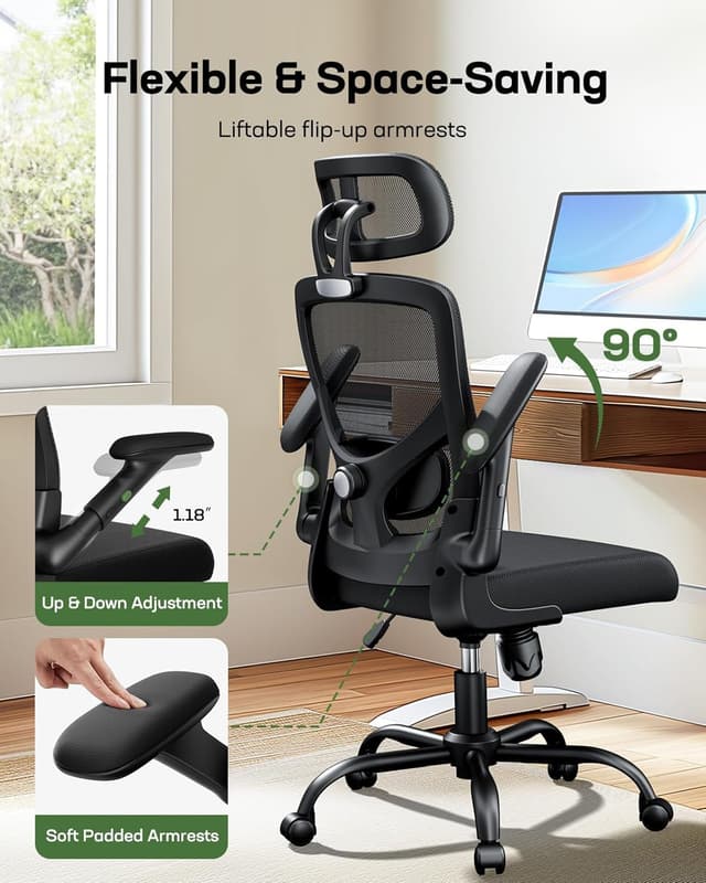 Thumbnail 2 de Marsail Ergonomic Mesh Office Chair