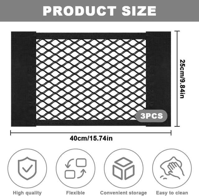 Thumbnail 1 de AOOWU Filet de coffre 30x25 cm 3 pièces