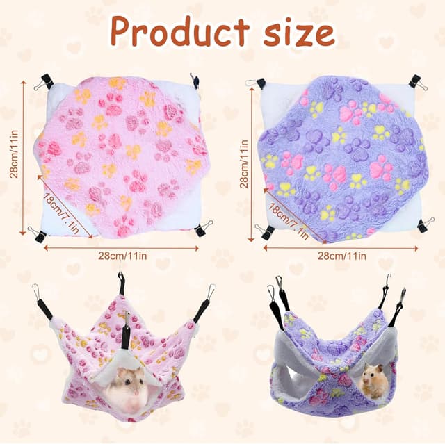 Detalle 2 de JJQHYC 2 Pack Rat Hammock Double Layer