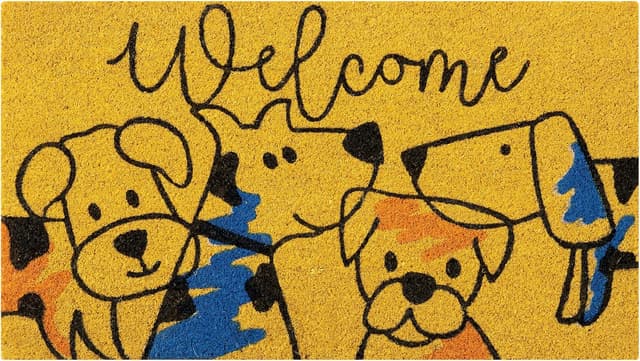 Detalle de Baroni Home zerbino ingresso in cocco dipinto a mano 70x40 cm con sfondo verde