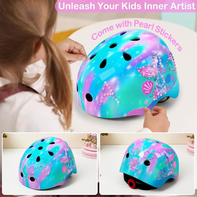 Thumbnail 4 de Kids Helmet and Pads Set adjustable for ages 3โ8 ๐ดโ