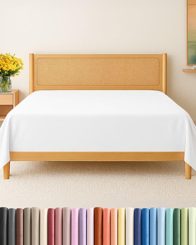 Detalle de Queen Size Flat Sheet Ultra-Soft