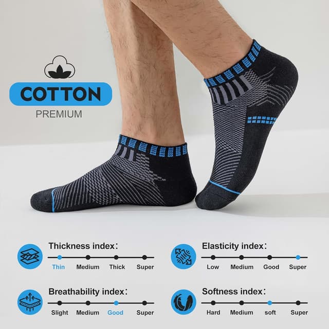 Thumbnail 3 de Stoeury Calcetines Tobilleros 6 Pares transpirables