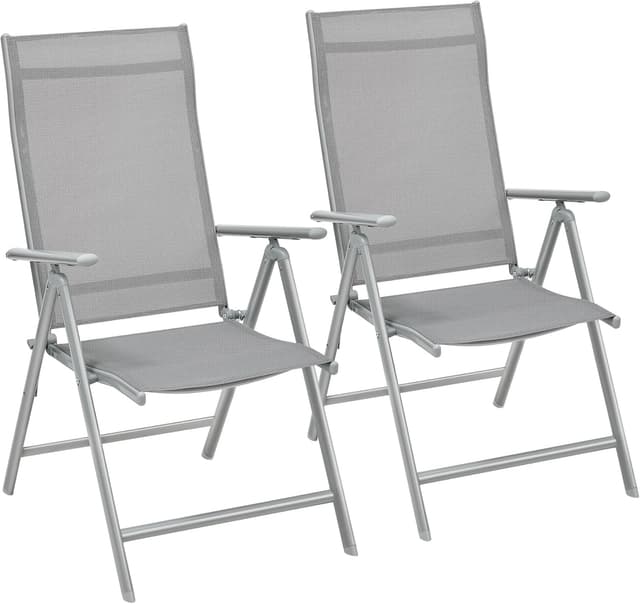 Detalle de SONGMICS chaise de jardin pliable 150 kg