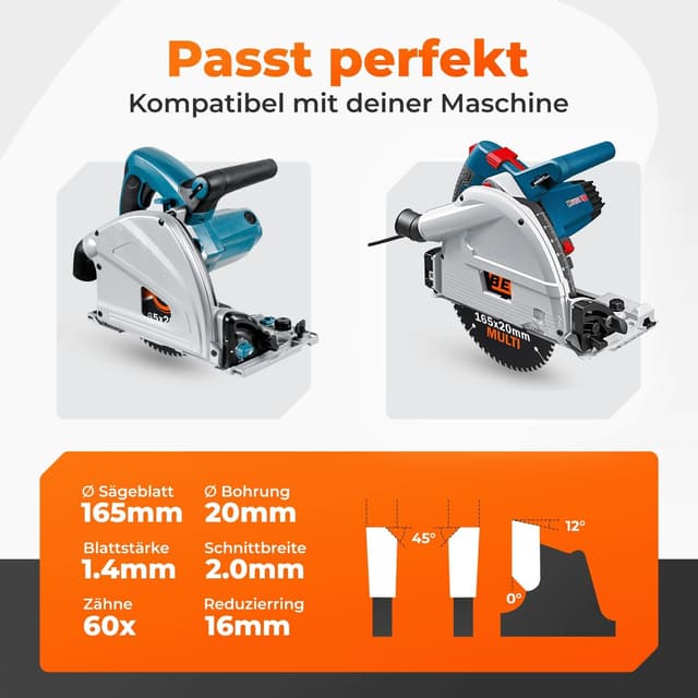 Thumbnail 5 de BAUBECK SĂ€geblatt 165x20 đ