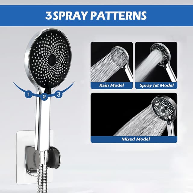 Thumbnail 4 de 8" Rain Shower Head with Handheld Combo