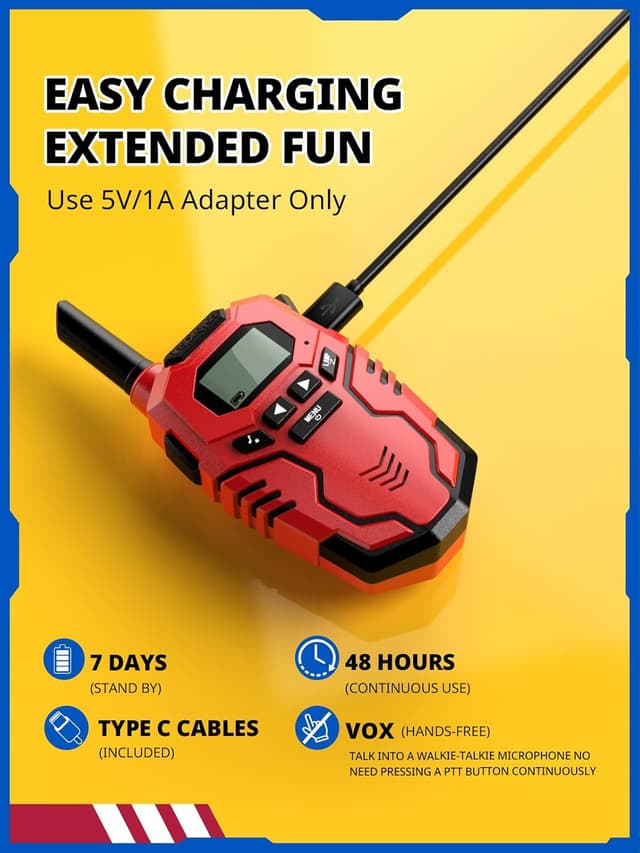 Detalle 2 de Inspireyes walkie-talkie per bambini 3 km