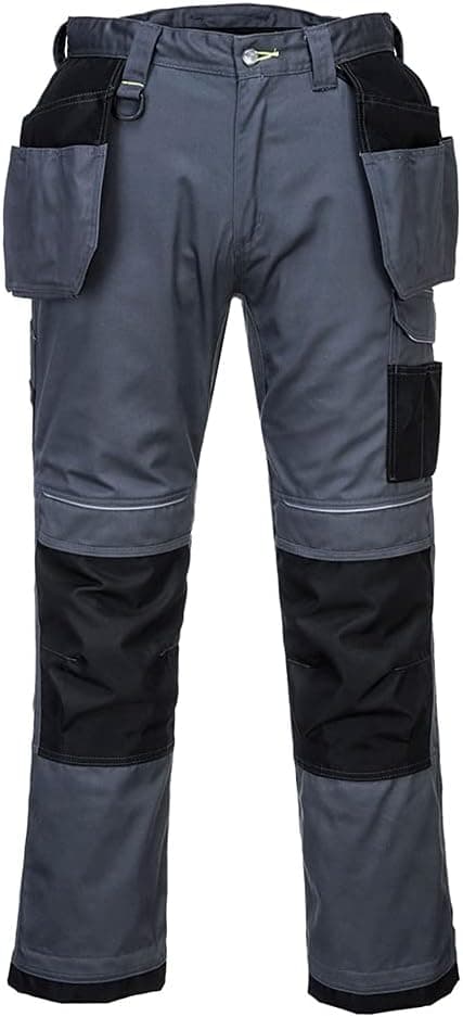 Detalle de Portwest Urban Holster T602ZBR : pantalon de travail urbain avec poches et liseré réfléchissant