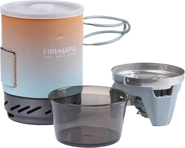 Detalle de Fire-Maple camping stove gas system