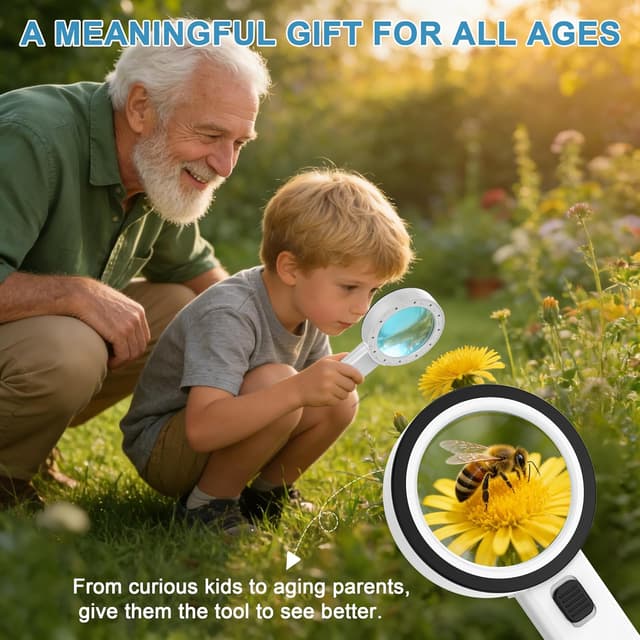 Thumbnail 4 de Nazano Ultra-Clear Magnifying Glass with Light