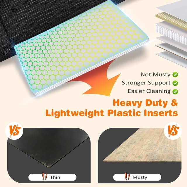 Thumbnail 6 de URPOWER PU Leather Backseat Extender for Dogs